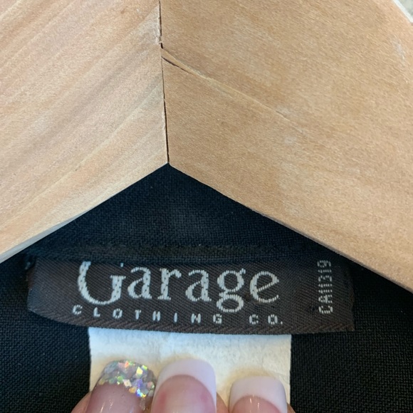 Garage Black Button-Up Short Sleeve Blazer - 5/6 - Picture 3 of 3